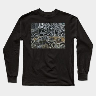 Dungeness Beach Print England Kent Long Sleeve T-Shirt